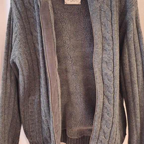 WindRiver Mens Zip up Jacket - Large grey, wool blend - Picture 2 of 5